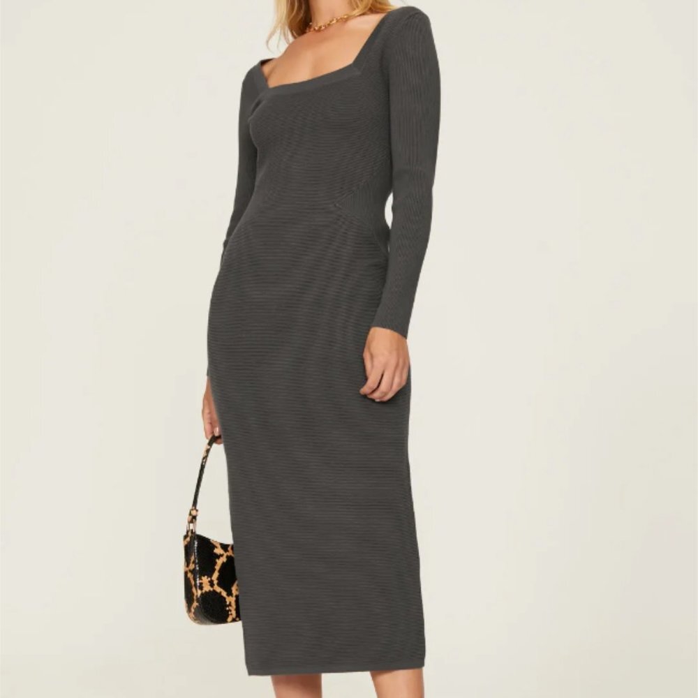 Toccin X Rtr Grey Sweater Dress Size Xs - image 1
